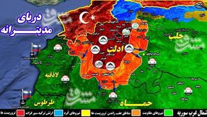 شکار بزرگ نیروهای ارتش سوریه در شمال استان حماه/ نقره‌داغ‌شدن تروریست‌ها در ۵ شهرک راهبردی + نقشه میدانی