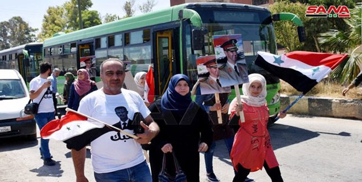 پایان هفت سال آوارگی؛ هزار شهروند سوری به «القصیر» بازگشتند