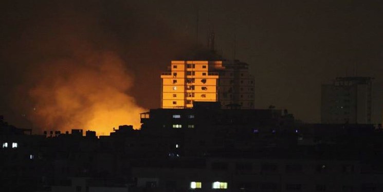 حملات هوایی رژیم صهیونیستی به چند نقطه در نوار غزه