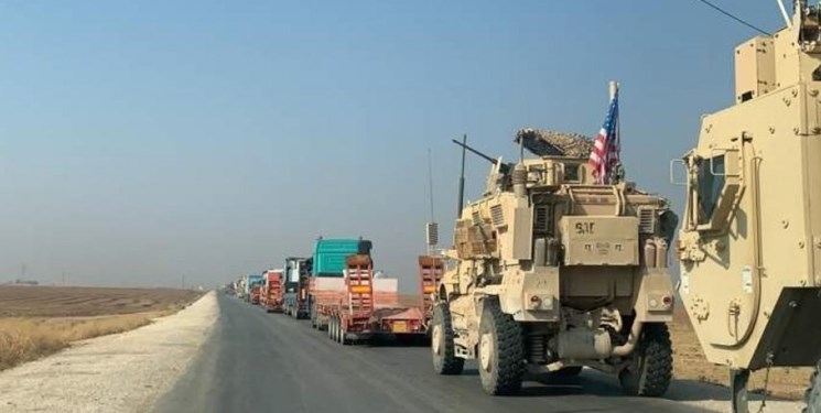 یک کاروان ارتش آمریکا در استان بغداد هدف قرار گرفت