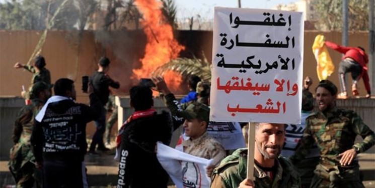 جنبش عراقی در حال آمادگی برای تظاهرات مقابل سفارت آمریکا در بغداد
