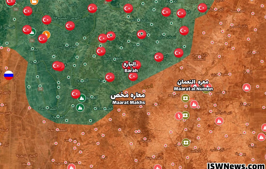 درگیری ارتش سوریه با مسلحین در جنوب ادلب