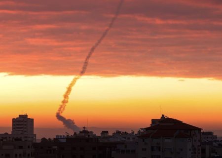 حمله راکتی مقاومت فلسطین به اراضی اشغالی