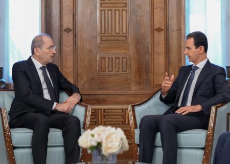 دیدار وزیر خارجه اردن با رئیس جمهور سوریه