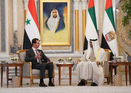 سفر بشار اسد به امارات (تصاویر)