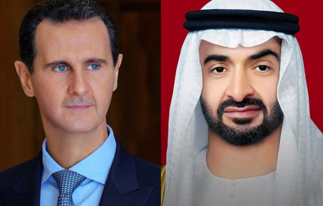 گفتگوی تلفنی بشار اسد و بن زاید پس از بازگشت سوریه به اتحادیه عرب