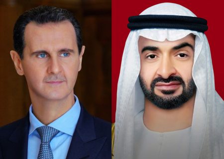 گفتگوی تلفنی بشار اسد و بن زاید پس از بازگشت سوریه به اتحادیه عرب
