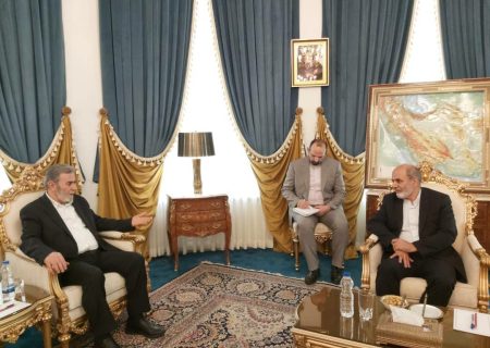 دیدار دبیرکل جنبش جهاد اسلامی با دبیر شورای عالی امنیت ملی ایران