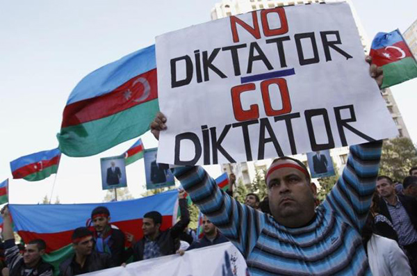 دولت باکو در فهرست کشورهای دیکتاتوری جهان