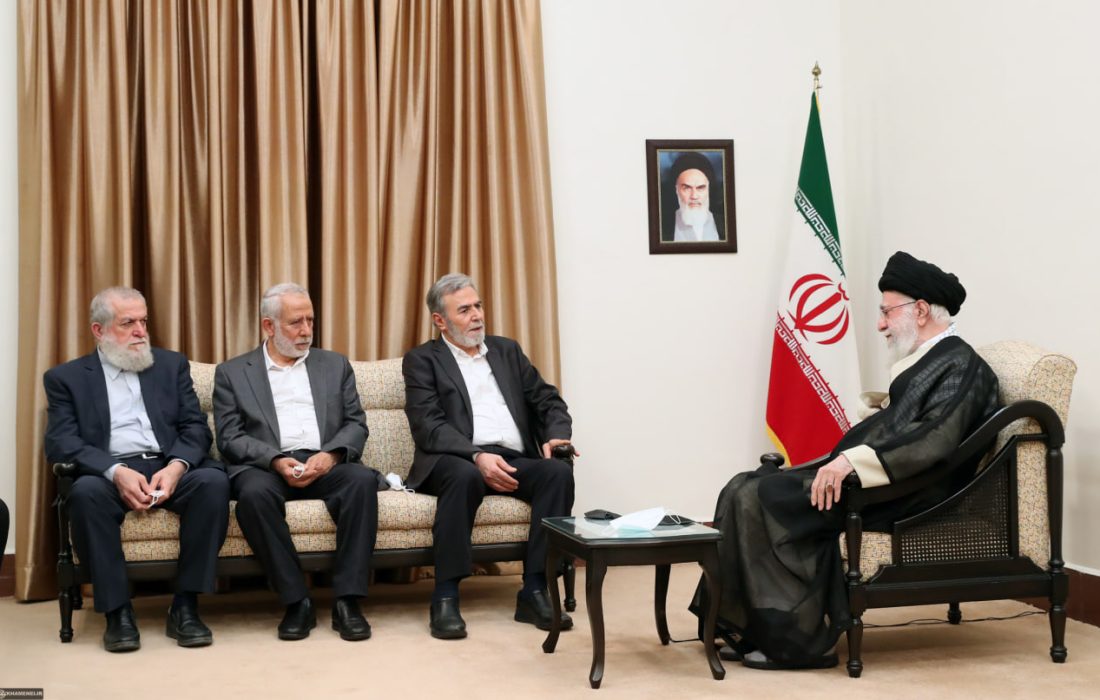 امام خامنه‌ای در دیدار با زیاد النخاله: رژیم صهیونیستی اکنون در موضع انفعال و عکس العمل قرار دارد