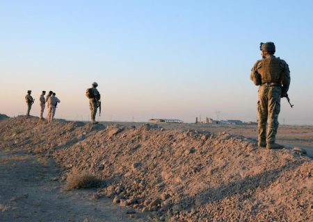 استقرار نیروهای مرزبانی عراق در مرز با ایران در سلیمانیه