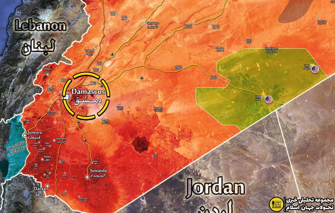 حمله هوایی اسرائیل به حومه‌ی دمشق؛ یک نظامی سوری زخمی شد