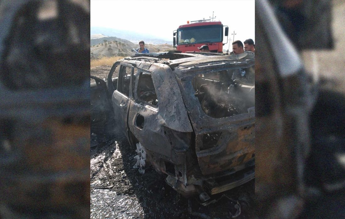 دو زخمی در حمله پهپادی به خودرویی در استان سلیمانیه