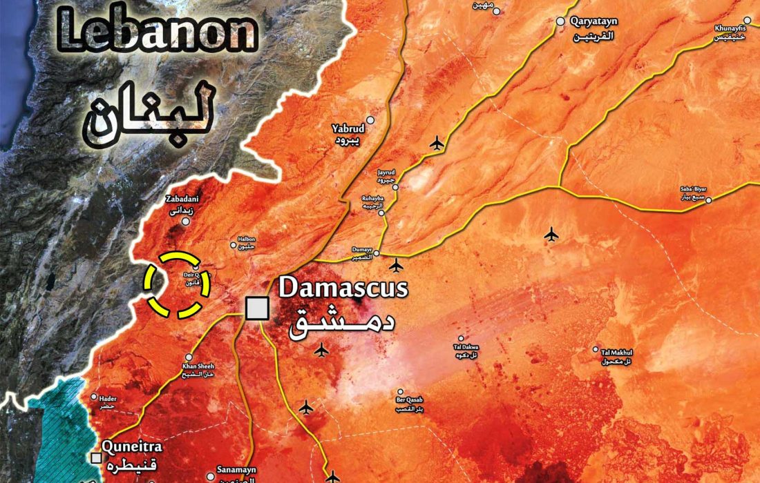 حمله هوایی ارتش اسرائیل به حومه دمشق