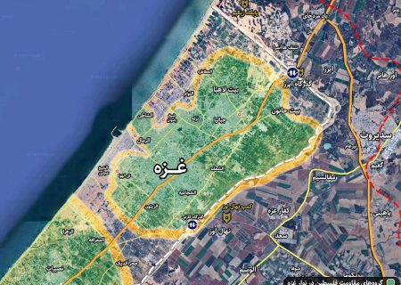 آخرین وضعیت نظامی در شمال نوار غزه، ۲۲ آبان ۱۴۰۲ (نقشه میدانی)