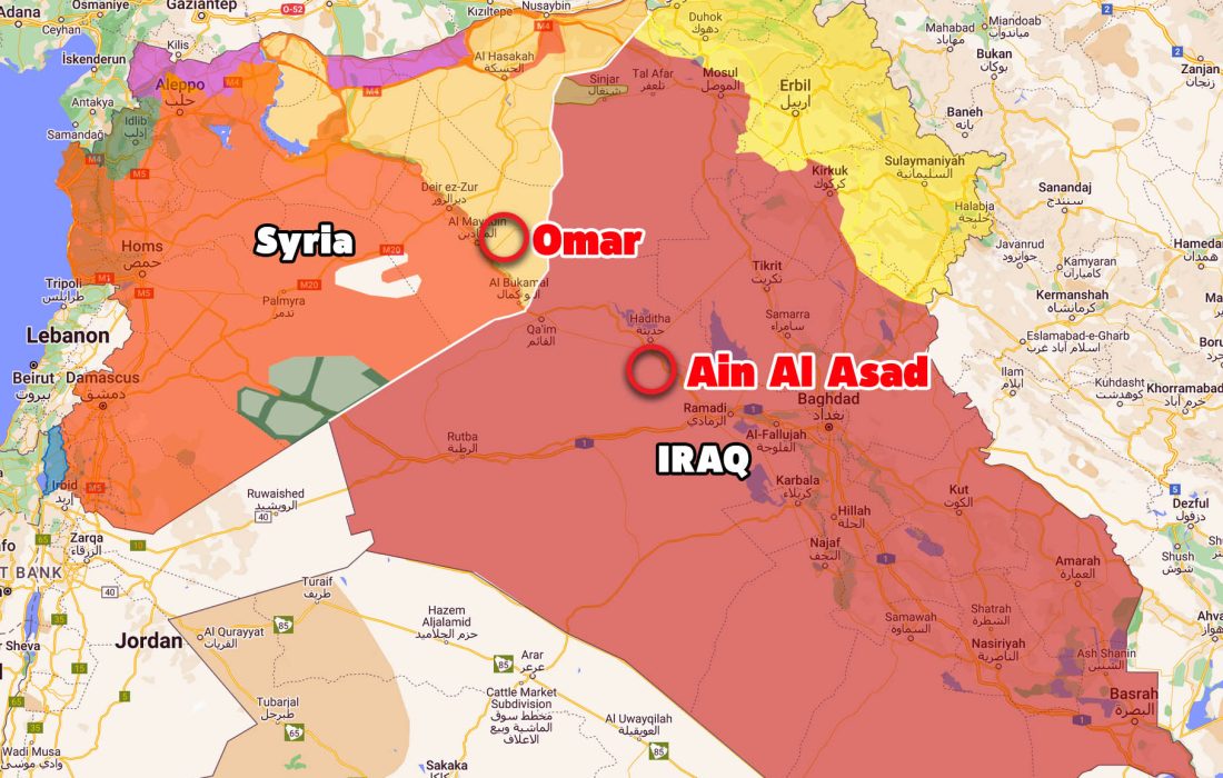حملات پهپادی مقاومت به مواضع آمریکایی‌ها در عراق و سوریه
