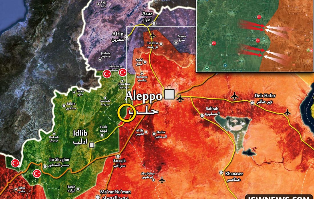 یورش مسلحین به مواضع ارتش سوریه در غرب حلب