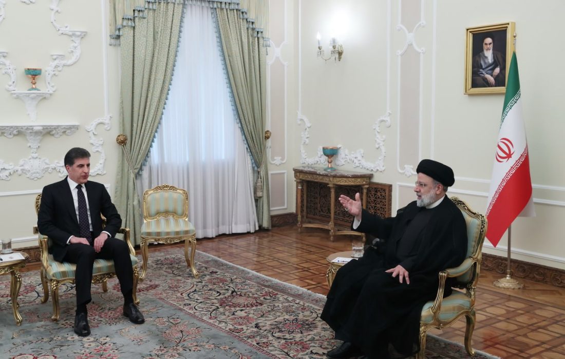 رئیس اقلیم کردستان عراق با رئیس جمهور ایران دیدار کرد