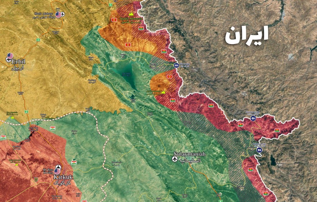 تخلیه سه مقر گروه‌های تروریستی در اقلیم کردستان عراق