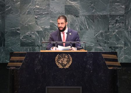 الجولانی در سازمان ملل: خواستار لغو کامل تحریم‌ها و پایان فوری جنگ غزه هستیم