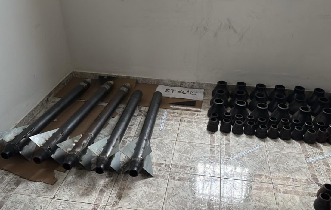 ارتش اسرائیل: اعضای یک گروه فلسطینی در کرانه باختری قبل از حملات راکتی بازداشت شدند