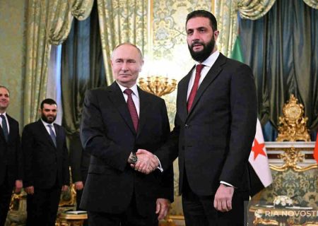 دیدار الشرع و و پوتین در مسکو