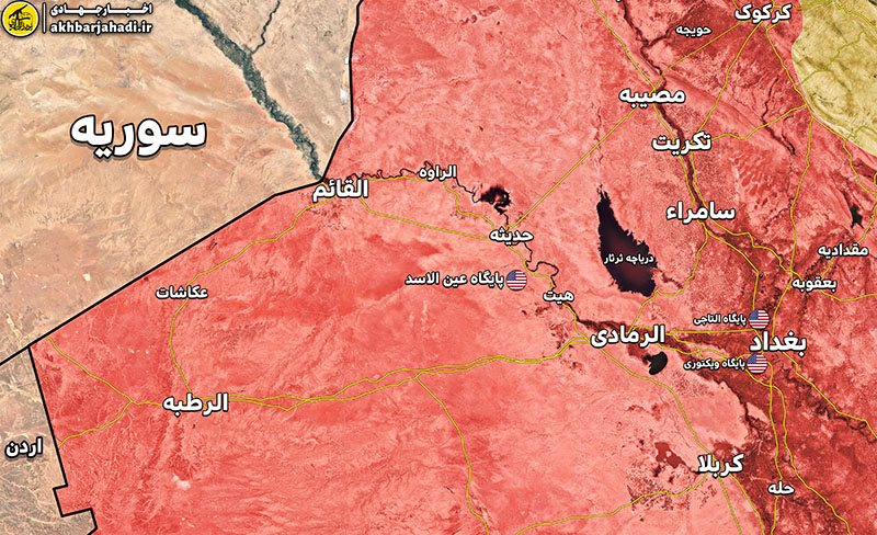 عملیات نظامیان آمریکایی در غرب پایگاه عین الاسد