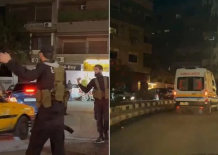 حمله راکتی و انفجار در محله المزه دمشق