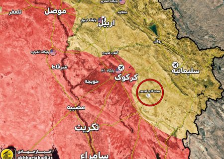 حمله راکتی به میدان گازی کورمور