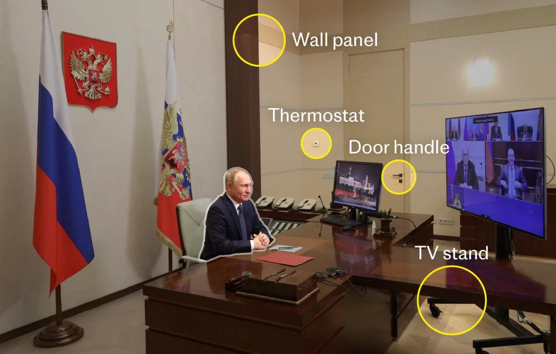 ادعای رسانه غربی درباره حضور شبحگونه پوتین در دفاتر مختلف