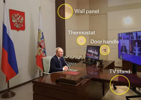 ادعای رسانه غربی درباره حضور شبحگونه پوتین در دفاتر مختلف