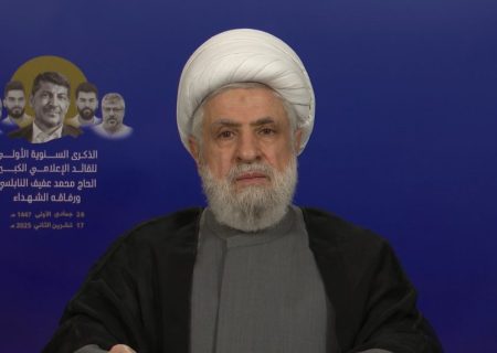 نعیم قاسم: اجازه نمی‌دهیم یک وجب از خاک لبنان کم شود