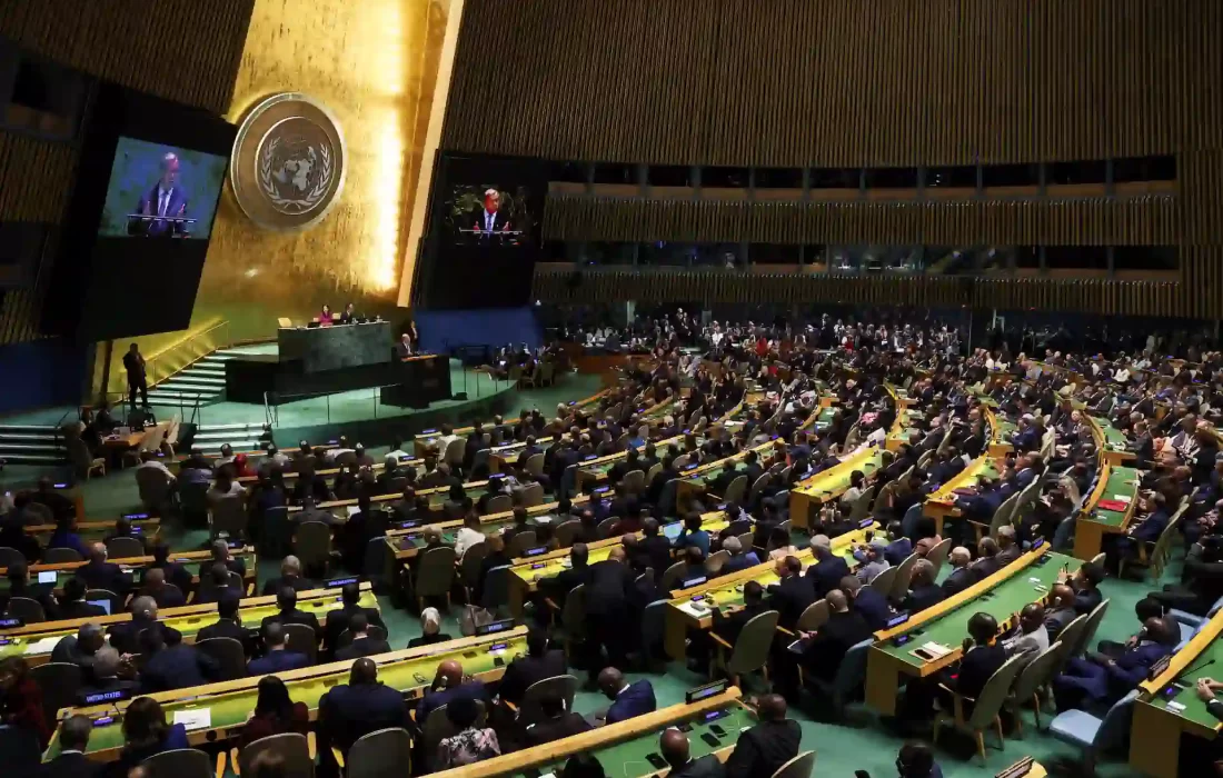 تصویب قاطع پنج قطعنامه در مجمع عمومی سازمان ملل به نفع فلسطین